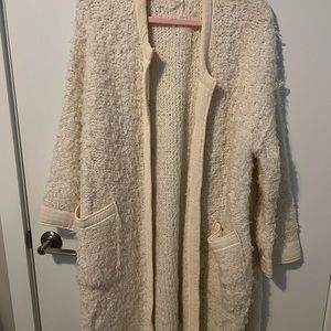 Free People Warm and Fuzzy Sweater Coat